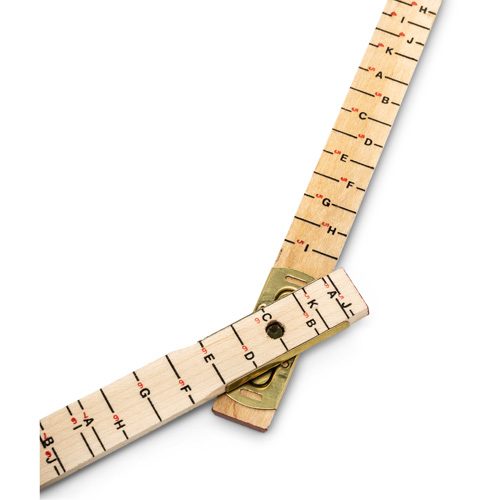 Red End&reg; Oversized Brick Mason Rule, 6' L, Wood, 1/16" Graduations Distribution Industrielle GC
