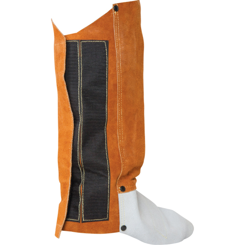 Leather Spats, 14" L, Lava Brown Distribution Industrielle GC