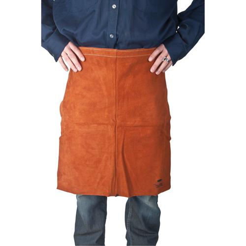 Leather Apron, Waist, 24" L, Lava Brown Distribution Industrielle GC