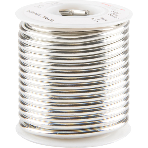 M&eacute;tal d'apport standard, Sans plomb, 95 % d'&eacute;tain, 5 % d'antimoine, &acirc;me Plein, dia. 0,125" Distribution Industrielle GC