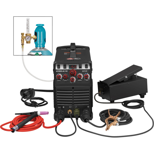 Syst&egrave;me de soudage TIG c.a./c.c. MT200 Distribution Industrielle GC