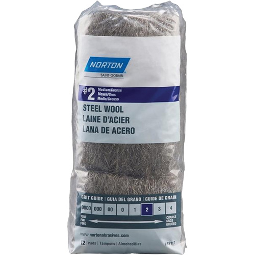 Steel Wool, Roll, Grade 2 Distribution Industrielle GC