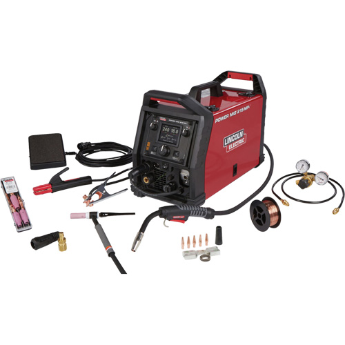 Soudeuse &agrave; proc&eacute;d&eacute; multiple POWER MIG 215 MPi TIG One-Pak, 120 V/230 V, 1 Ph, 60 Hz Distribution Industrielle GC