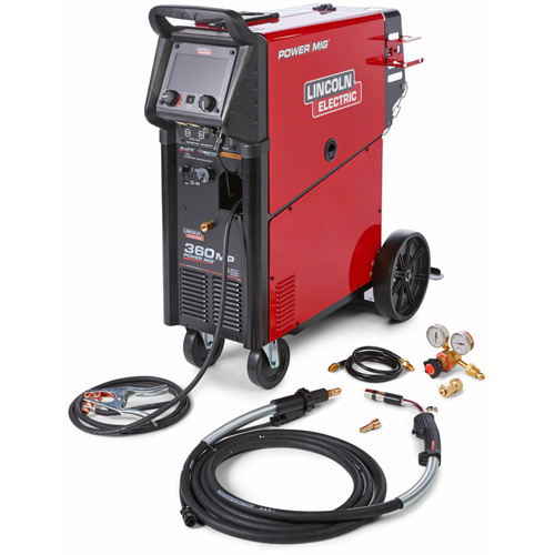 POWER MIG&reg; 360MP Multi-Process Welder, 208 V/230 V/460 V/575 V, 1 Ph, 50/60 Hz Distribution Industrielle GC