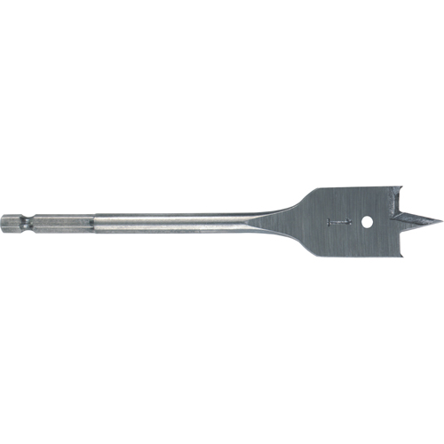 Speedbor Flat Bits, 3/4" Diameter, 1/4" Shank, 6" Length Distribution Industrielle GC