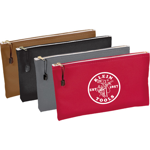 Poches &agrave; fermeture &agrave; glissi&egrave;re pour outils, paquet de 4, Porte-outil, Toile, 1 Poches Distribution Industrielle GC