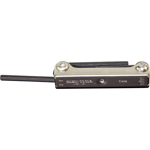 Folding Hex Key Set, 7 Pcs., Metric Distribution Industrielle GC