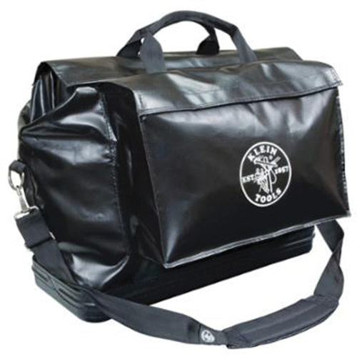 Equipment Bag, Vinyl, 2 Pockets, Black Distribution Industrielle GC