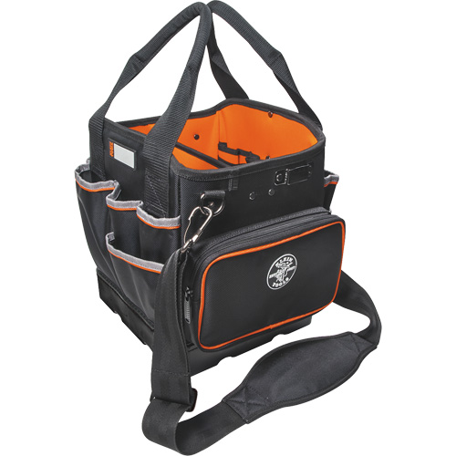 Tradesman Pro Tool Tote, Ballistic Nylon, 40 Pockets, Black/Orange Distribution Industrielle GC