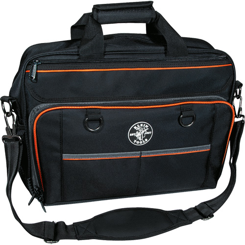 Tradesman Pro Tech Bag with Laptop Pocket, Polyester, 22 Pockets, Black/Orange Distribution Industrielle GC