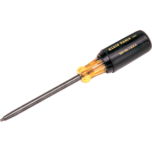 Square Recess Screwdriver, #0 Tip, Round, 7-3/4" L, Cushion Grip Handle Distribution Industrielle GC