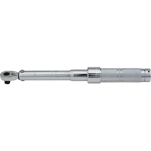 Cl&eacute; dynamom&eacute;trique microm&eacute;trique &agrave; cliquet, &agrave; cliquer, Entraînement 1/2" carr&eacute;, 50 - 250 lb-pi Distribution Industrielle GC