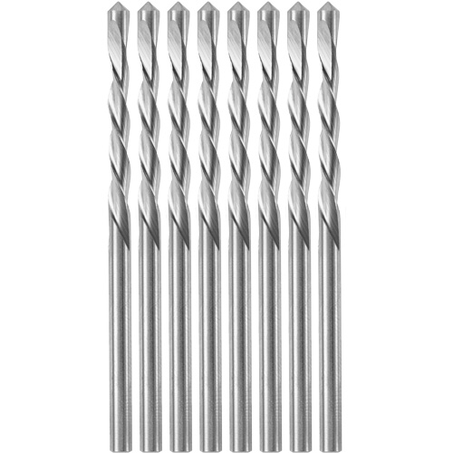 8-Piece Guidepoint Spiral Saw Bit with 1/8" Diameter, 1/8", 3/4" Flute Distribution Industrielle GC