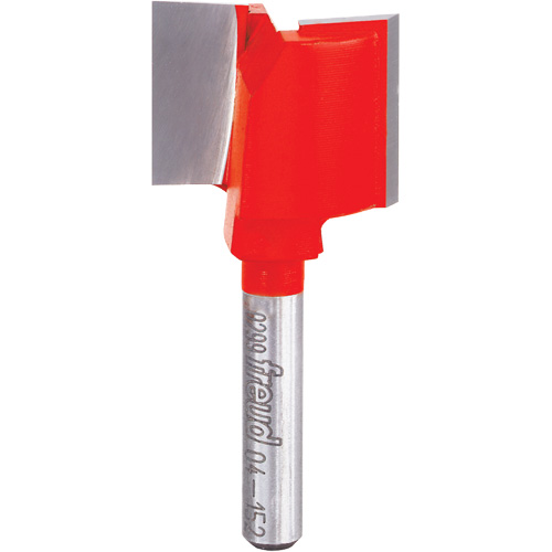 Fraise - foret droit &agrave; double cannelure, 1" dia, 3/4" ha, 2" lo, 1/4" Manche Distribution Industrielle GC