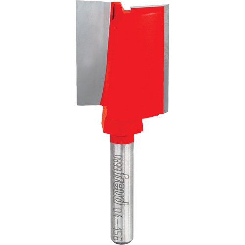 Fraise - foret droit &agrave; double cannelure, 1" dia, 3/4" ha, 2-9/16" lo, 1/4" Manche Distribution Industrielle GC