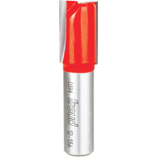 Router Bit - Double Flute Straight Bit, 5/8" Dia., 1-1/2" H, 2-1/2" L, 1/2" Shank Distribution Industrielle GC
