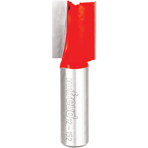 Router Bit - Double Flute Straight Bit, 3/4" Dia., 1-1/4" H, 2-1/2" L, 1/2" Shank Distribution Industrielle GC