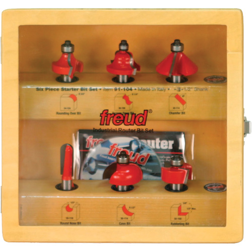 Jeu de d&eacute;marrage de fraises avec mandrins de 1/2" Distribution Industrielle GC