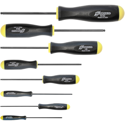 Jeux de tournevis ball driver - SAE, 8 mcx Distribution Industrielle GC