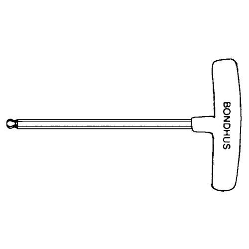 Individual Hex Keys - SAE, Ball End, 3/32" x 6" L, T Handle Distribution Industrielle GC