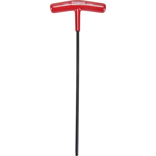 Cl&eacute; hexagonale individuelle m&eacute;trique, embout Sph&eacute;rique, 4 mm x 8,7" lo, Poign&eacute;e en T Distribution Industrielle GC