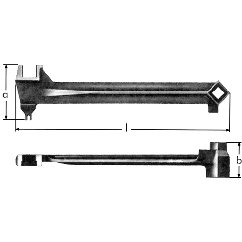 Bung Wrenches, 2-1/2", 15-1/15" Length Distribution Industrielle GC