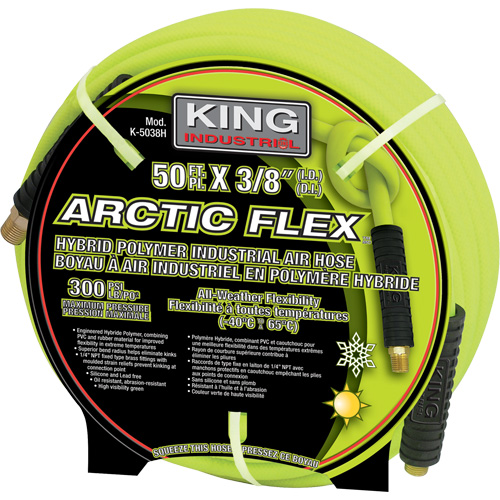 50' Hybrid Polymer Industrial Air Hose Distribution Industrielle GC