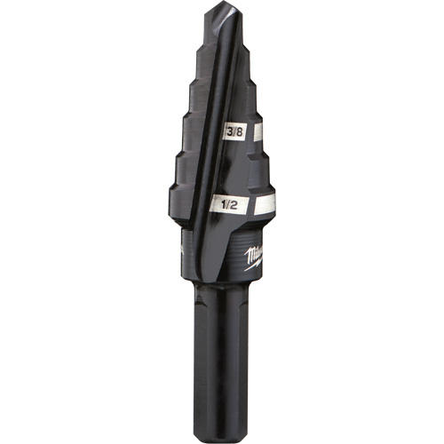 Foret &eacute;tag&eacute; no 6, 3/8" - 1/2", Incr&eacute;ments de 1/16", Acier rapide Distribution Industrielle GC