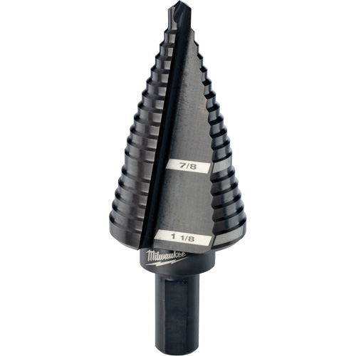 #9 Step Drill Bit, 7/8" - 1-1/8" , High Speed Steel Distribution Industrielle GC