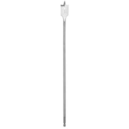 Flat Boring Bit, 7/8" Diameter, 1/4" Hex Shank, 16" Length Distribution Industrielle GC