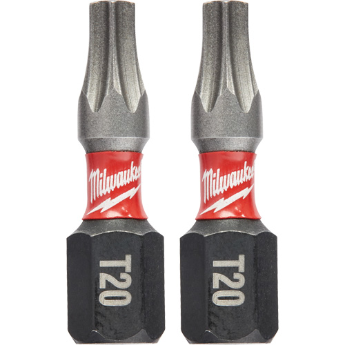 Forets &agrave; chocs Shockwave, Torx, T-20, Prise 1/4" Distribution Industrielle GC