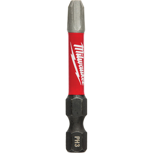 Shockwave Impact Power Bit, Phillips, #3 Tip, 1/4" Drive Size, 2" Length Distribution Industrielle GC