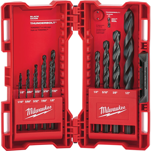 Thunderbolt&reg; Drill Bit Set, 14 Pieces, Steel Distribution Industrielle GC