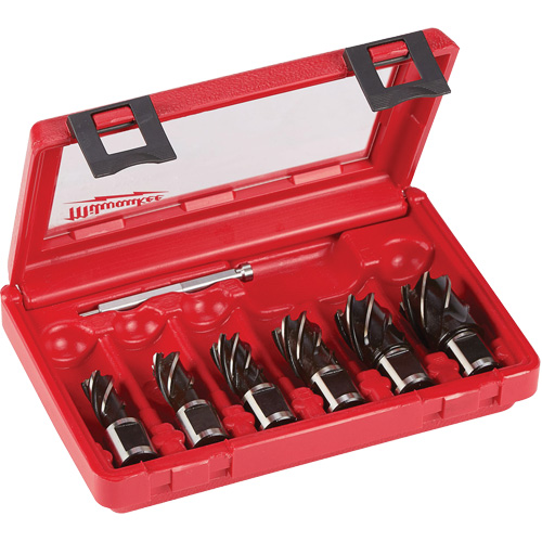 Annular Cutter Drill Bit Set, 6 Pieces, High Speed Steel Distribution Industrielle GC