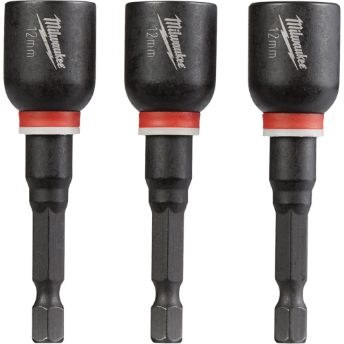 Shockwave Impact Duty Nut Driver, 1/4" Tip, 12 mm Drive, 2-9/16" L, Magnetic Distribution Industrielle GC