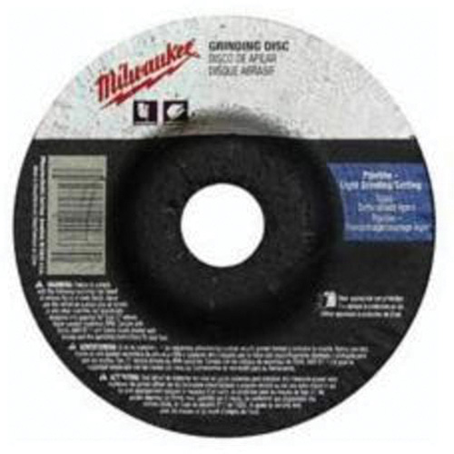 Grinding Wheel, 4-1/2" x 1/8", 7/8" Arbor, Aluminum Oxide, Type 27 Distribution Industrielle GC
