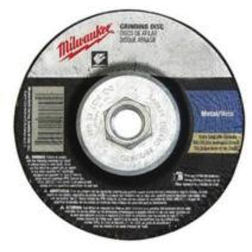 Grinding Wheel, 4-1/2" x 1/4", 5/8"-11 Arbor, Zirconium, Type 27 Distribution Industrielle GC