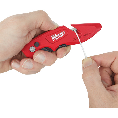 Fastback Flip Utility Knife, 2" Blade, Carbon Steel Blade, Metal Handle Distribution Industrielle GC