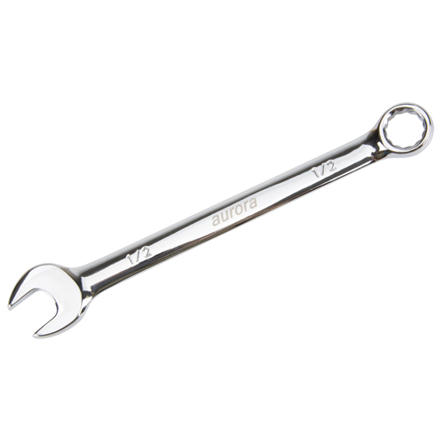 Combination Wrench, 12 Point, 1/2", Chrome Finish Distribution Industrielle GC