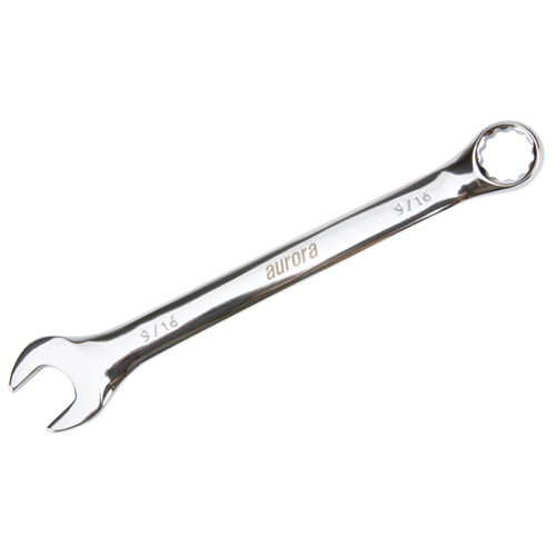 Cl&eacute; mixte, 12 pans, 9/16", Fini Chrome Distribution Industrielle GC