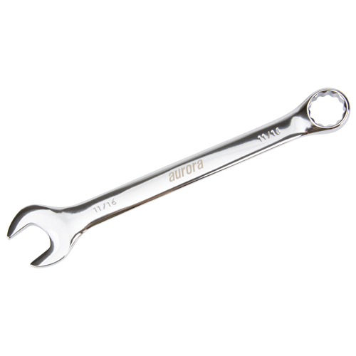 Combination Wrench, 12 Point, 11/16", Chrome Finish Distribution Industrielle GC