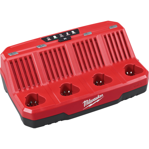 M12 Four Bay Sequential Charger, 12 V, Lithium-Ion Distribution Industrielle GC