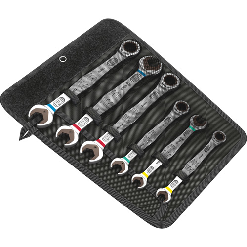 Joker Wrench Set, Combination, 6 Pieces, Metric Distribution Industrielle GC