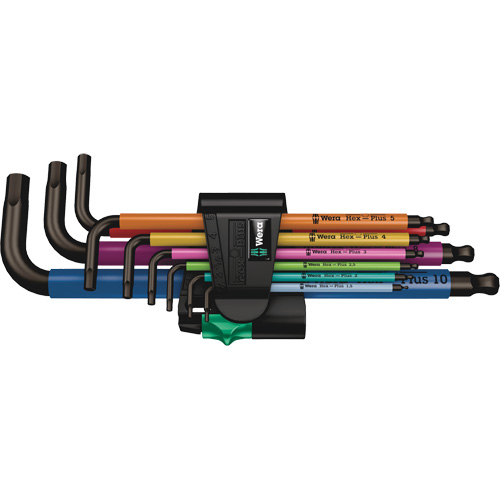 Hex Plus Key Set, 9 Pcs., Metric Distribution Industrielle GC