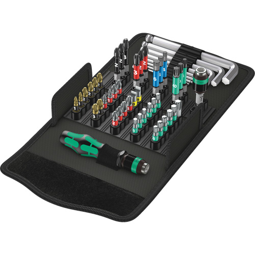 Jeu de tournevis Multi 100 Kraftform Kompakt 52 mcx, 6-1/32" lo, Prise Plastique Distribution Industrielle GC
