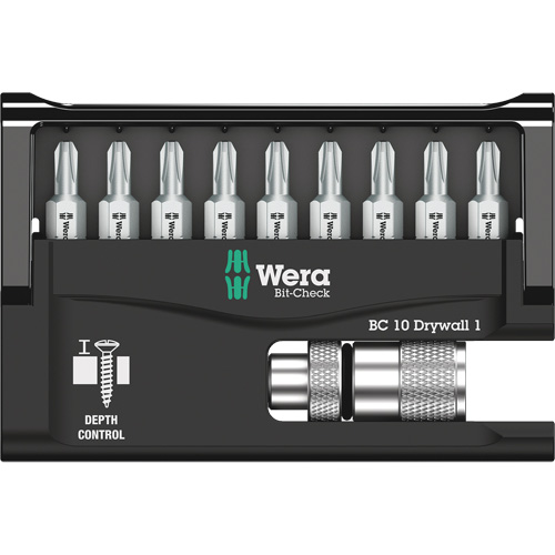 10-Piece Bit Check for Drywall Screws Distribution Industrielle GC