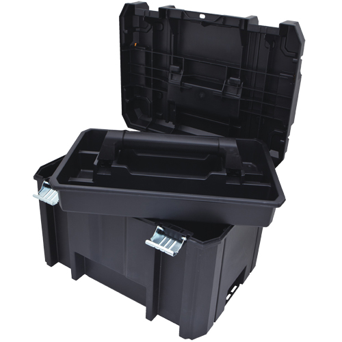 Coffre &agrave; outils profond TSTAK, 17-1/4" x 13" x 11-7/8", Noir Distribution Industrielle GC