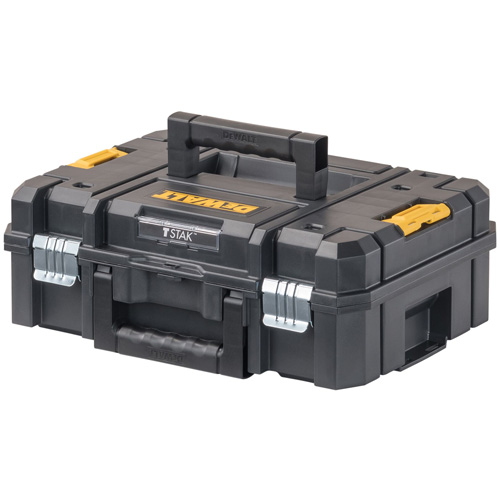 Coffre &agrave; outils avec dessus plat TSTAK II, 17-1/4" x 13" x 6-3/8", Noir Distribution Industrielle GC