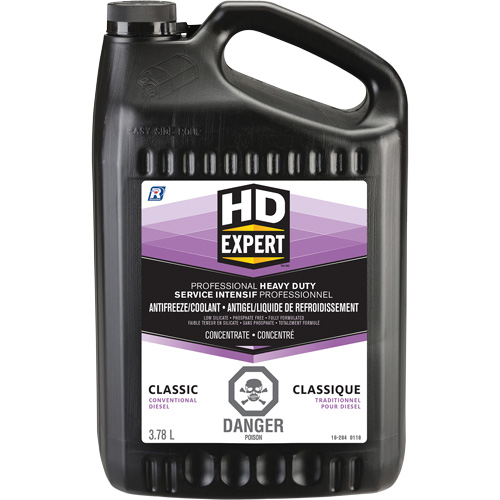 Antigel/liquide de refroidissement concentr&eacute; de s&eacute;rie lourde pour moteur diesel Turbo Power, 3,78 L, Gallon Distribution Industrielle GC