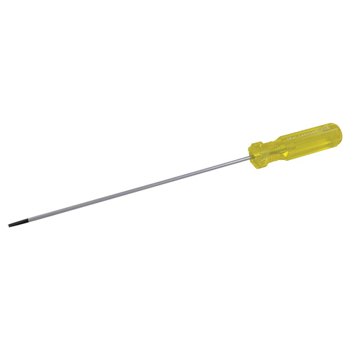 Electrician's Slotted Screwdriver, 1/8" Tip, Round, 6-1/2" L, Plastic Handle Distribution Industrielle GC